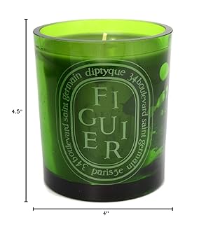 diptyque Figuier 香り付き COLOR CANDLE 300g DIPTYQUE | Figuier (Fig Tree) Colored Candle
